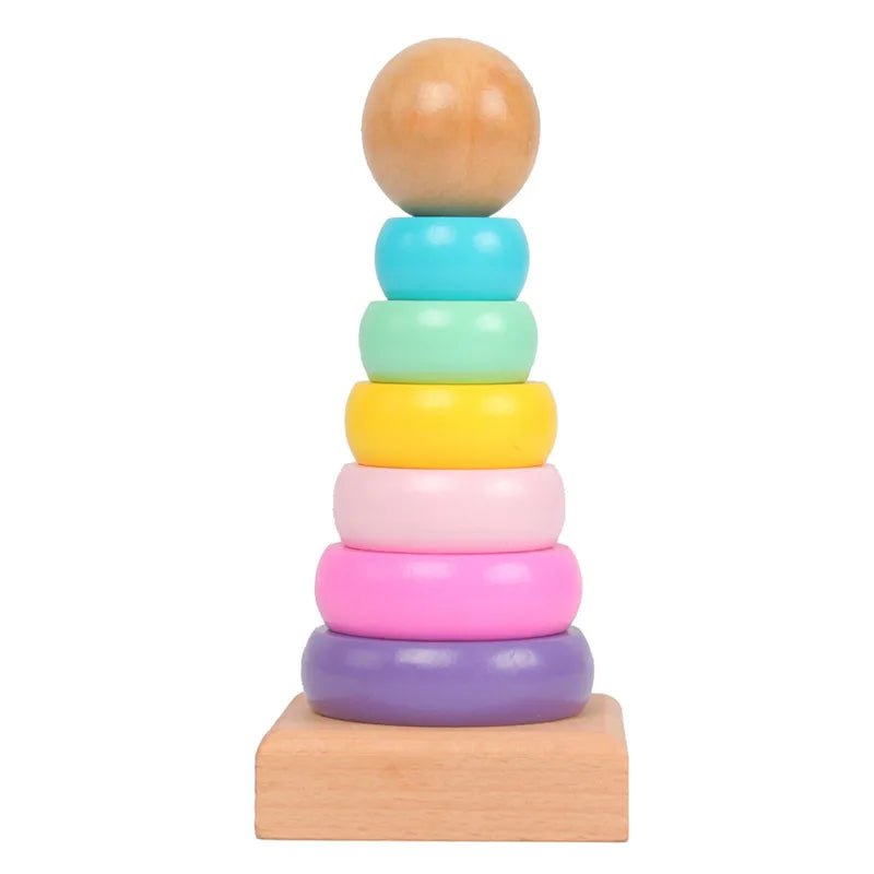 Torre de Anéis Empilháveis Montessori - Brinquedo Montessori #Product_type# - Desenvolvimento infantil