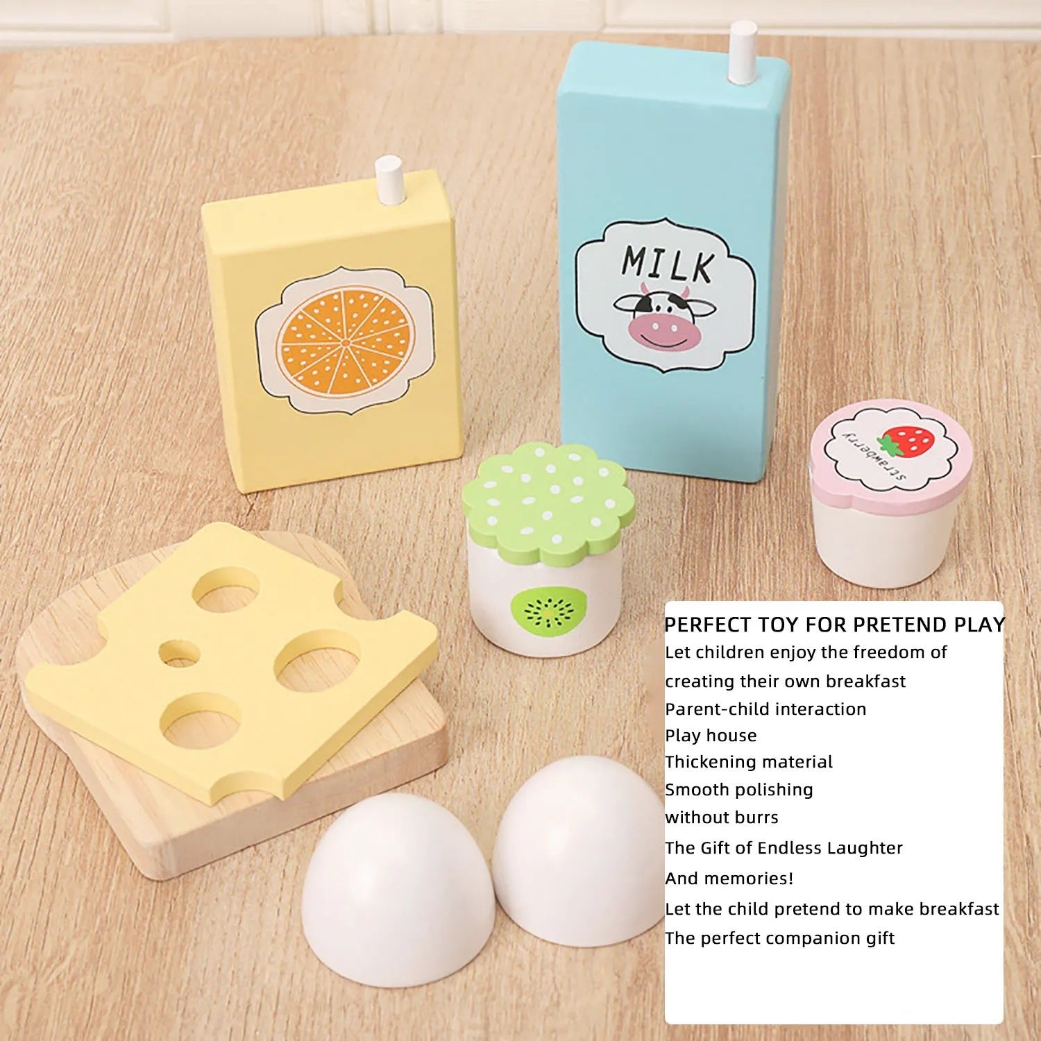 Kit de Café da Manhã de Brinquedo - Brinquedo Montessori #Product_type# - Desenvolvimento infantil