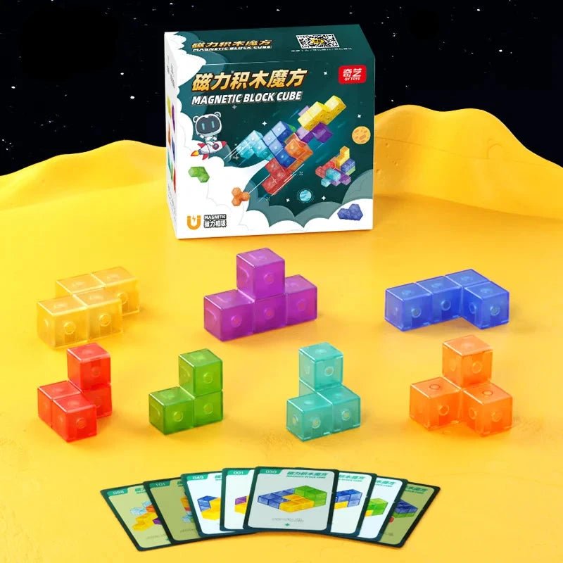 Cube Magnético - Cube Zone - Brinquedo Montessori #Product_type# - Desenvolvimento infantil