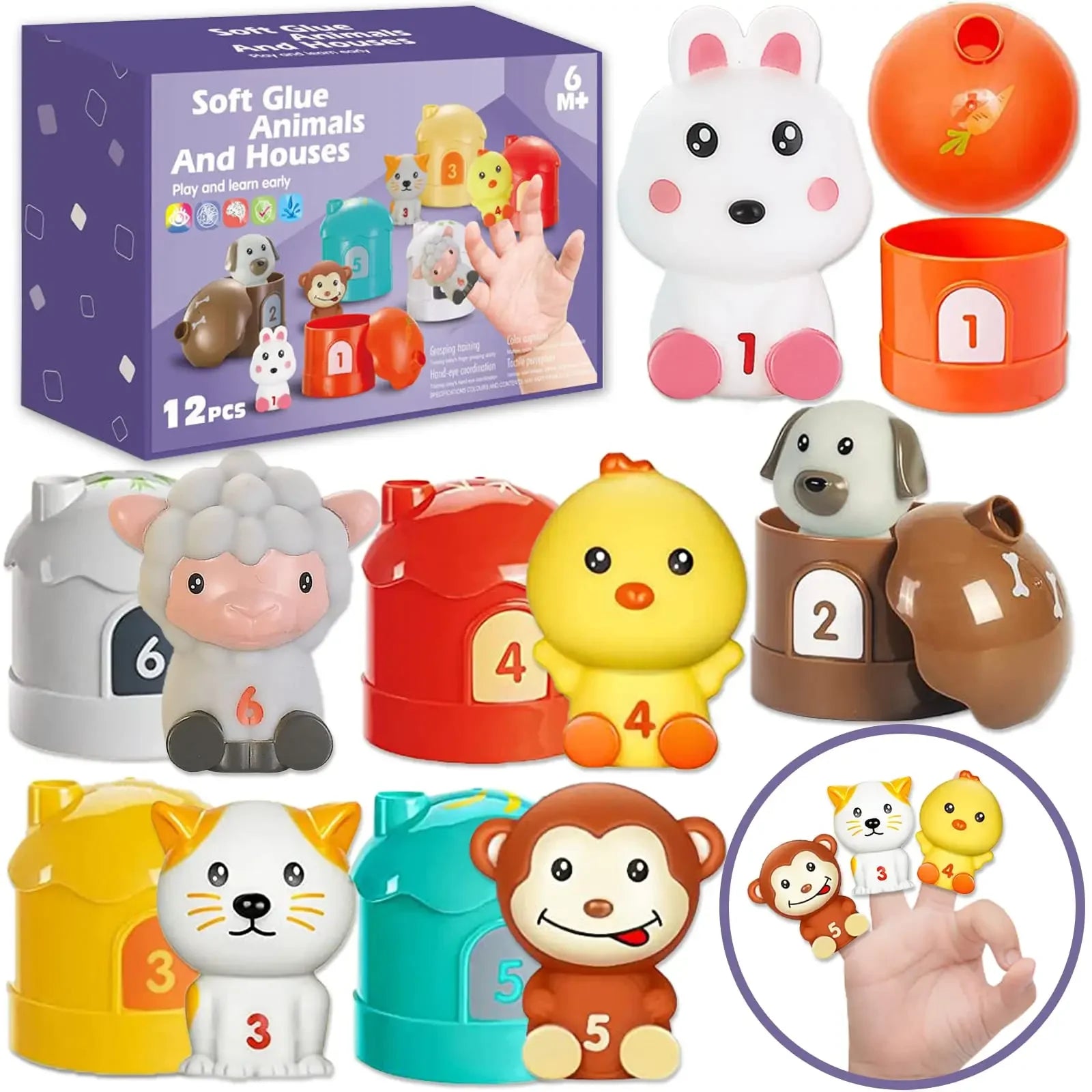 Brinquedo Educativo - Fazendinha Divertida - Brinquedo Montessori #Product_type# - Desenvolvimento infantil