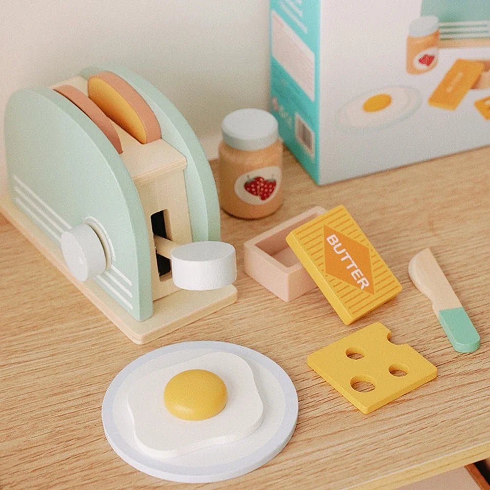 Brinquedo Torradeira Madeira - Brinquedo Montessori #Product_type# - Desenvolvimento infantil