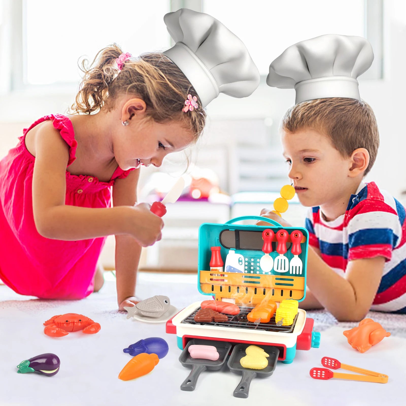 Brinquedo Churrasqueira e Acessórios - Brinquedo Montessori #Product_type# - Desenvolvimento infantil