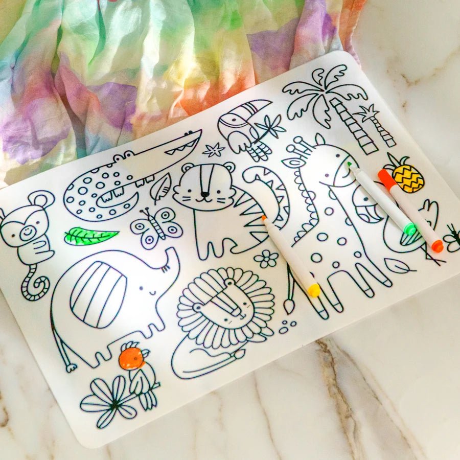Jogo Americano para Colorir - Brinquedo Montessori #Product_type# - Desenvolvimento infantil