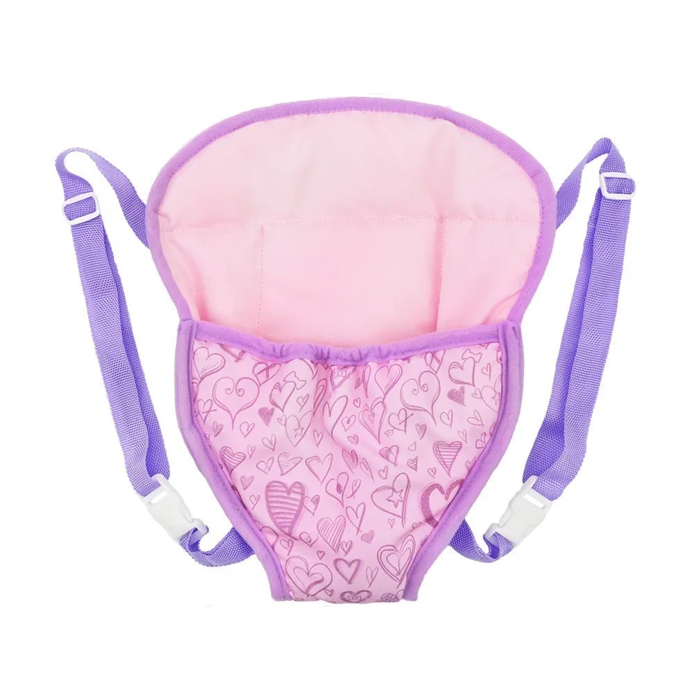 Mochila para Boneca - Brinquedo Montessori #Product_type# - Desenvolvimento infantil