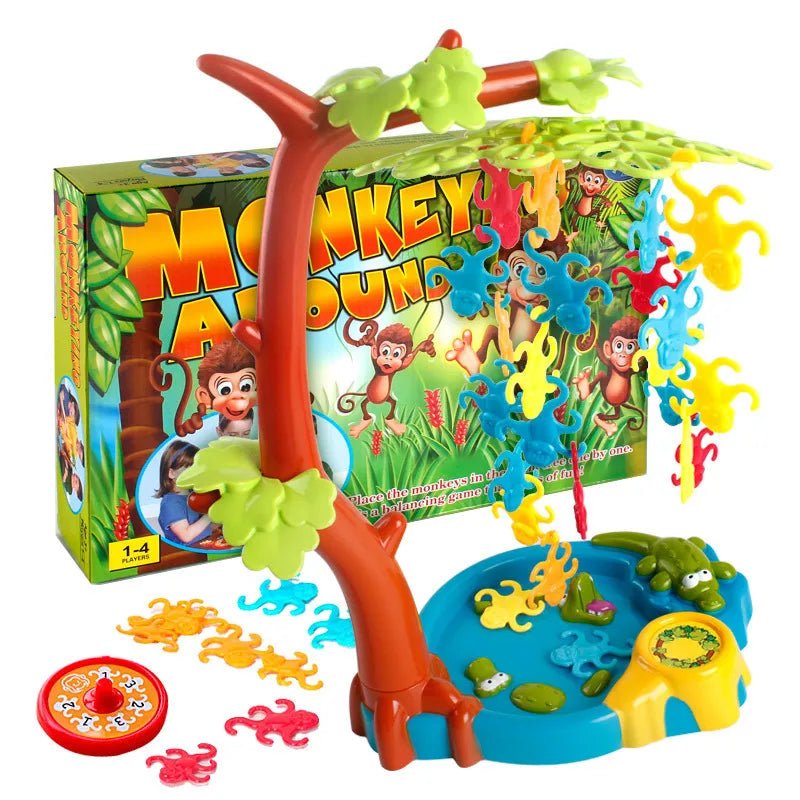 Jogo Divertido - Monkey Tree - Brinquedo Montessori #Product_type# - Desenvolvimento infantil
