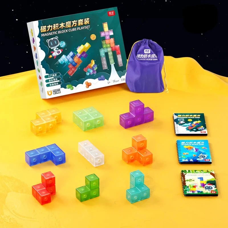 Cube Magnético - Cube Zone - Brinquedo Montessori #Product_type# - Desenvolvimento infantil