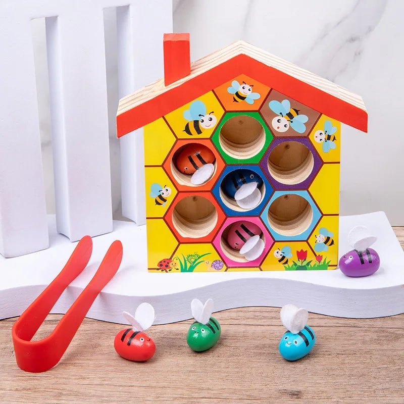 Casinha das Abelhas - Brinquedo Montessori #Product_type# - Desenvolvimento infantil