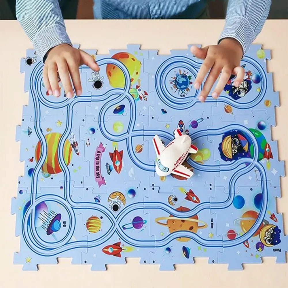 Quebra - Cabeça de Pista - Frete Grátis - Brinquedo Montessori #Product_type# - Desenvolvimento infantil