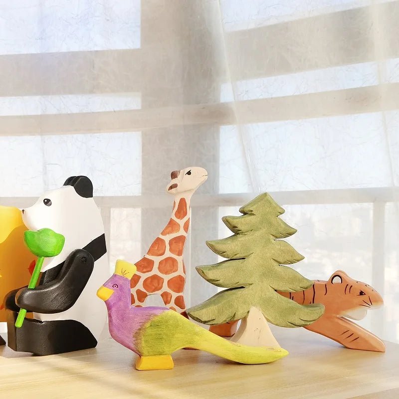 Animais Artesanais de Madeira - Brinquedo Montessori #Product_type# - Desenvolvimento infantil