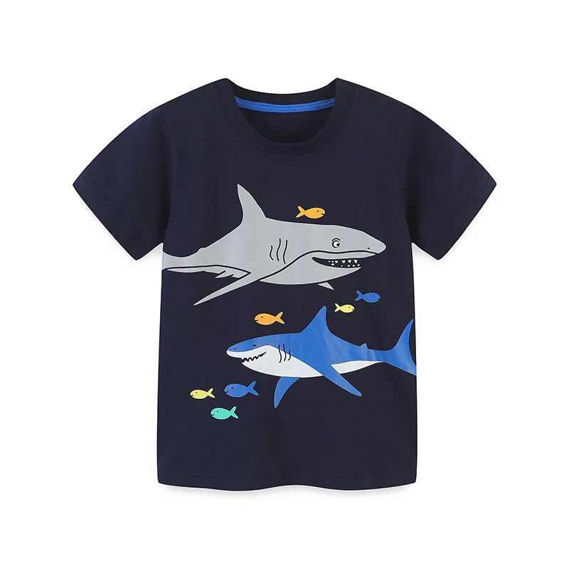 Camiseta Infantil Tubarão