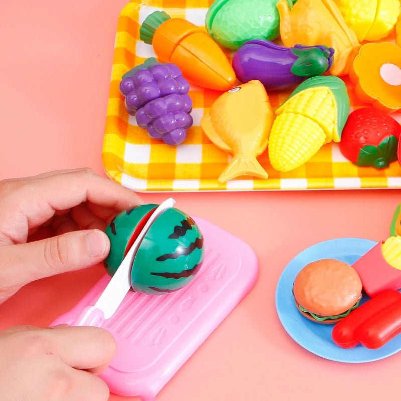 Frutas, Vegetais e Acessórios Cozinha Infantil - Brinquedo Montessori #Product_type# - Desenvolvimento infantil