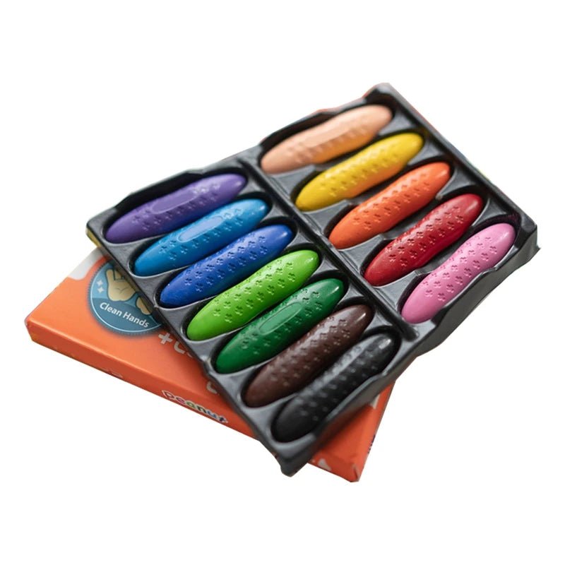 Giz de Cera em Formato de Amendoim - Brinquedo Montessori #Product_type# - Desenvolvimento infantil
