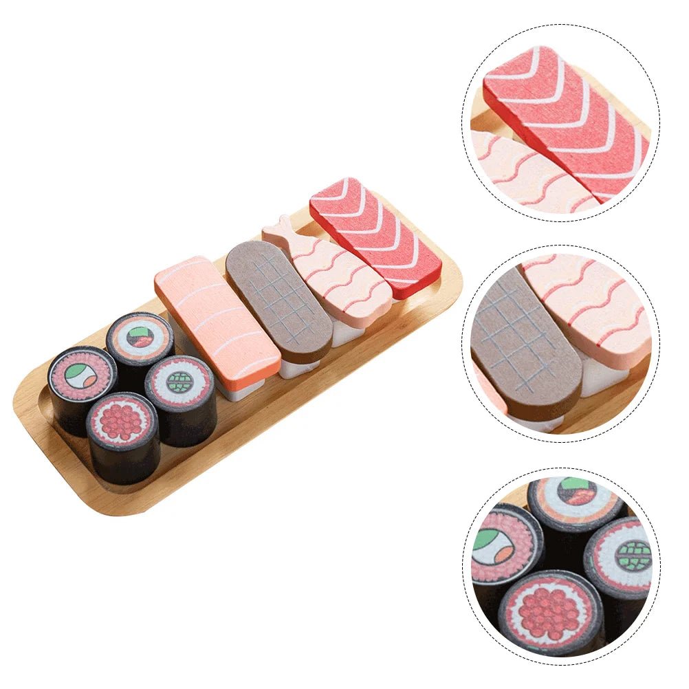 Kit Cozinha Montessori - Sushi - Brinquedo Montessori #Product_type# - Desenvolvimento infantil