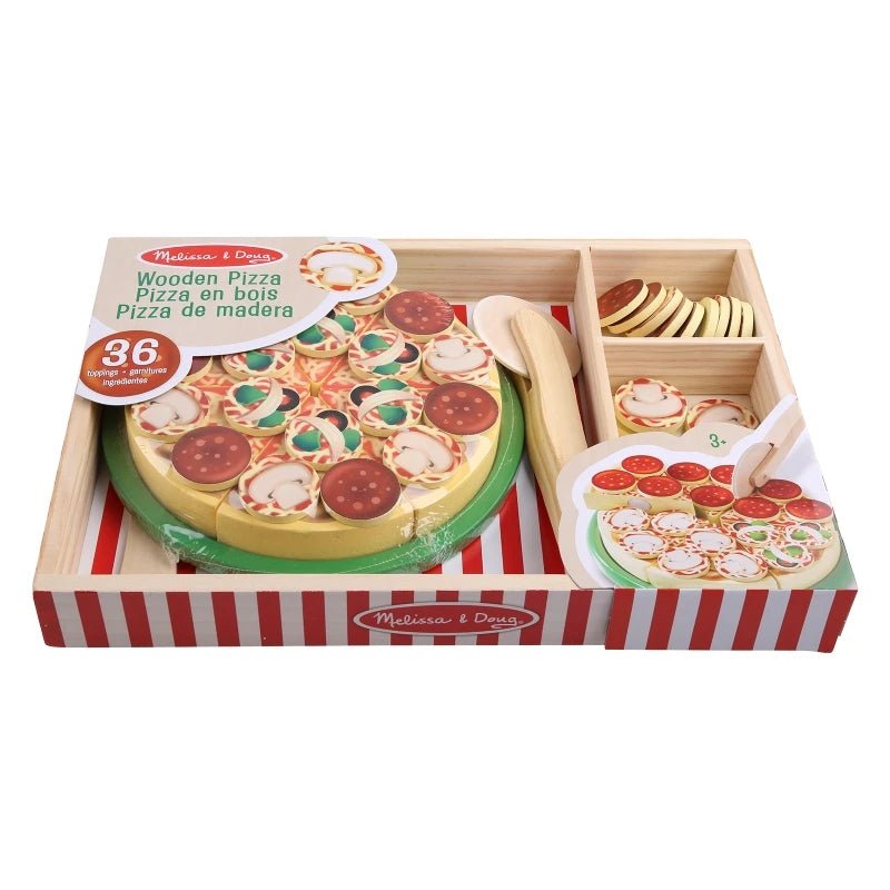 Kit Chef de Pizza em Madeira - Frete Grátis - Brinquedo Montessori #Product_type# - Desenvolvimento infantil