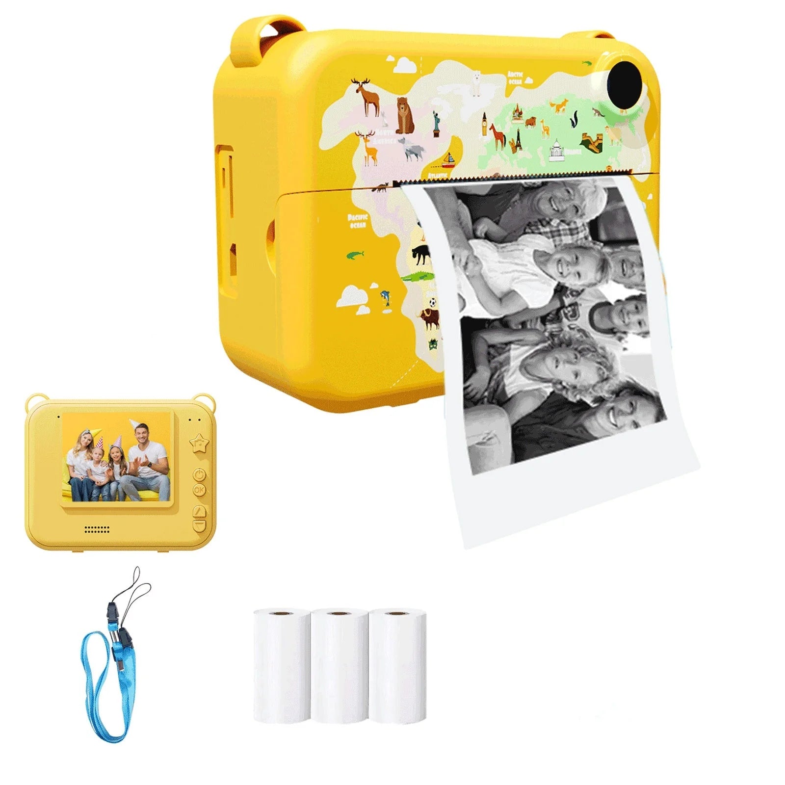 Câmera Digital Instantânea Infantil - Brinquedo Montessori #Product_type# - Desenvolvimento infantil
