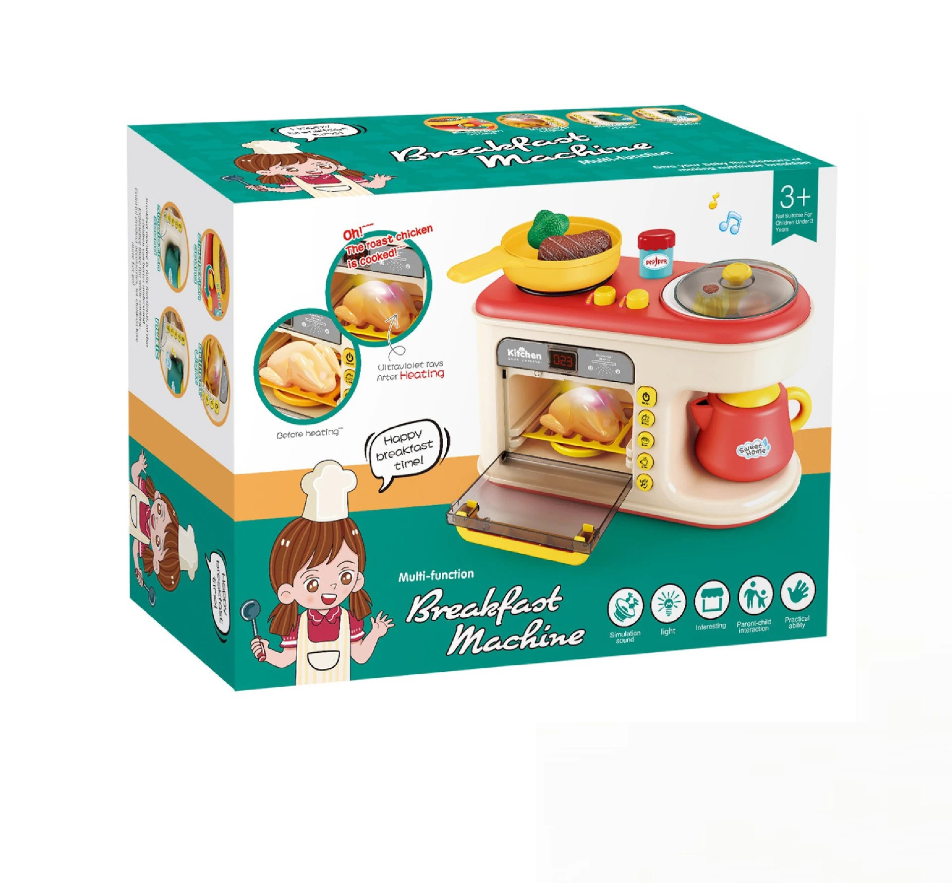 Cooktop com Forno Infantil - Brinquedo Montessori #Product_type# - Desenvolvimento infantil