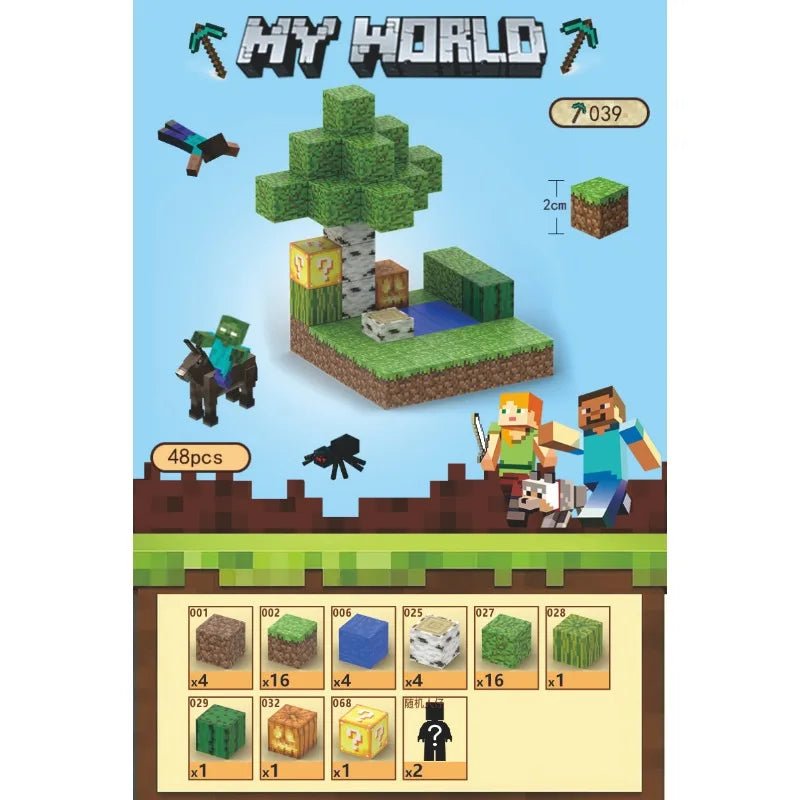 Blocos Magnéticos Minecraft - Brinquedo Montessori #Product_type# - Desenvolvimento infantil