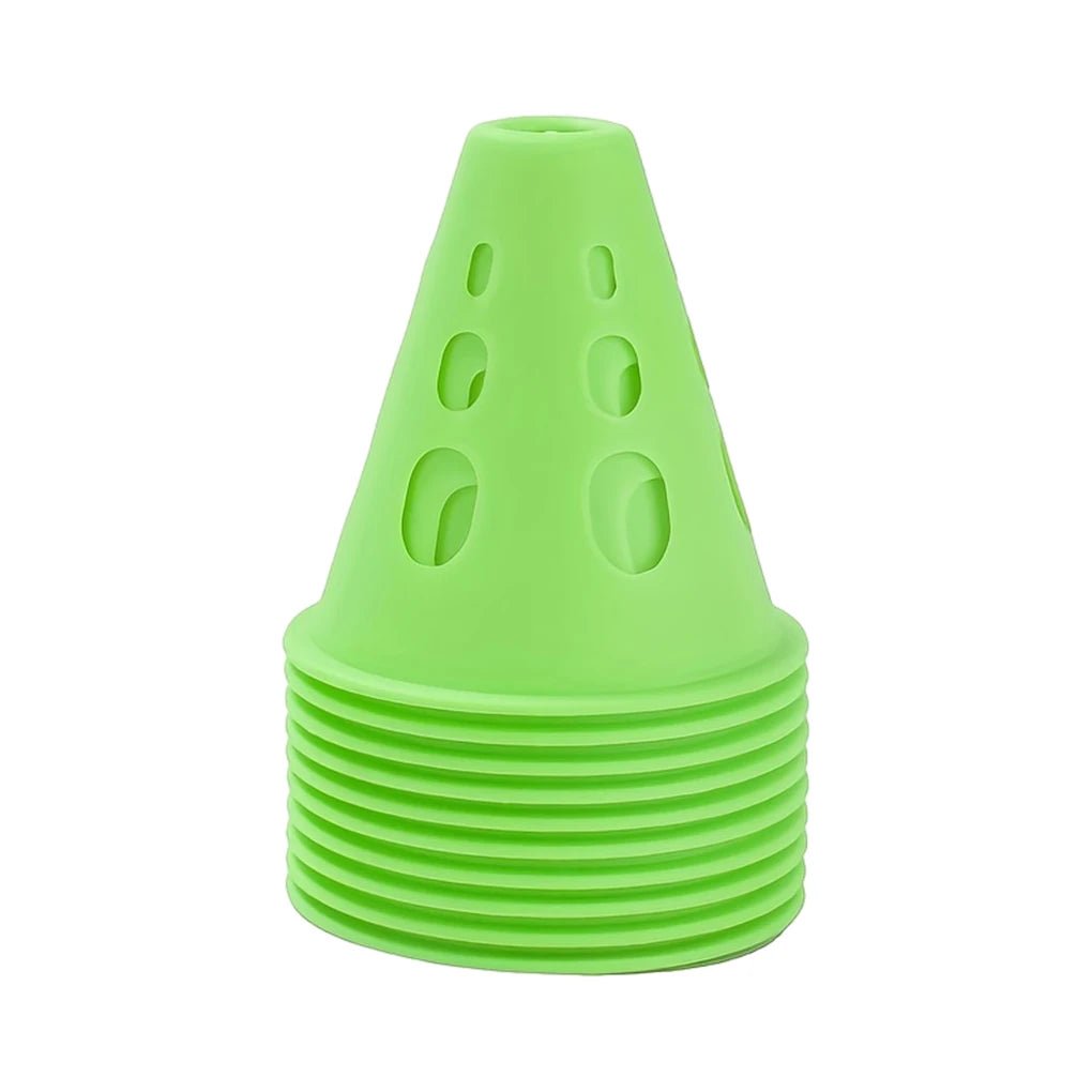 Kit 10 Cones de Plástico Coloridos para Treinamento - Brinquedo Montessori #Product_type# - Desenvolvimento infantil