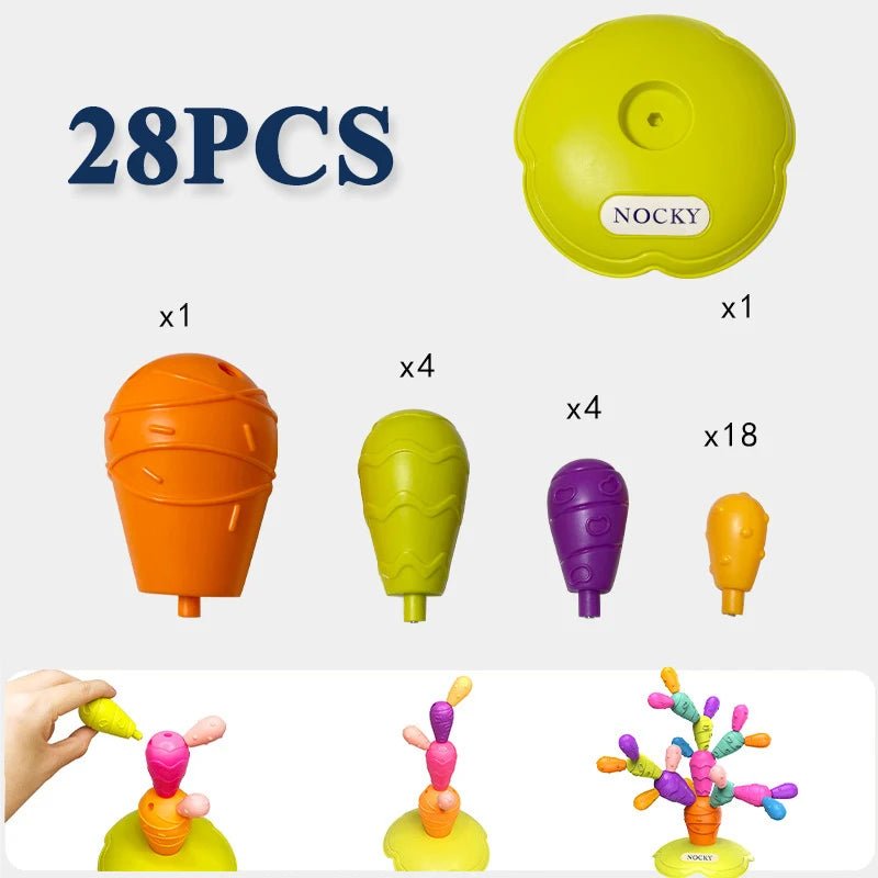 Brinquedo de Equilíbrio Cacto - Brinquedo Montessori #Product_type# - Desenvolvimento infantil