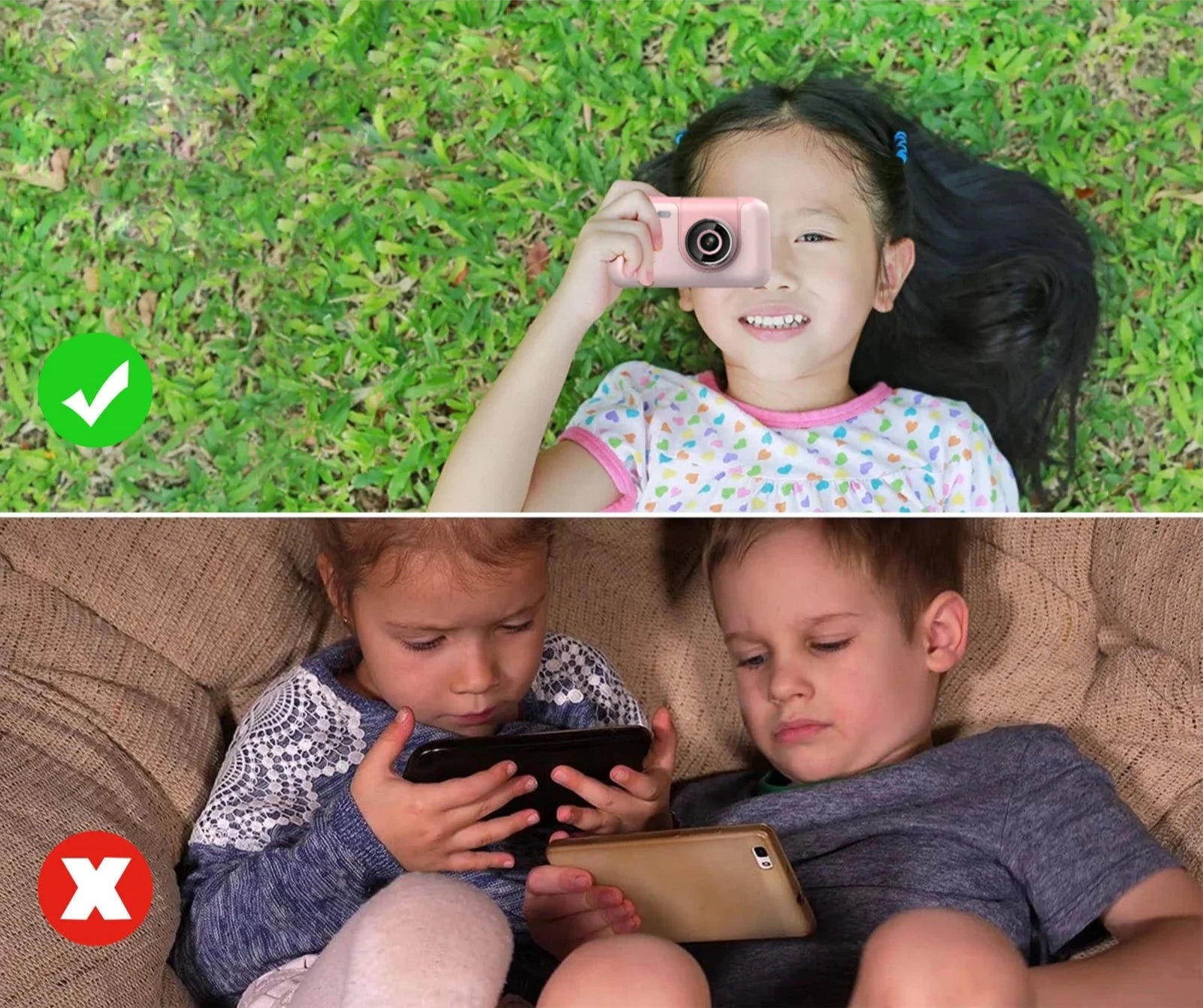 Câmera Digital Infantil Tripé - Brinquedo Montessori #Product_type# - Desenvolvimento infantil