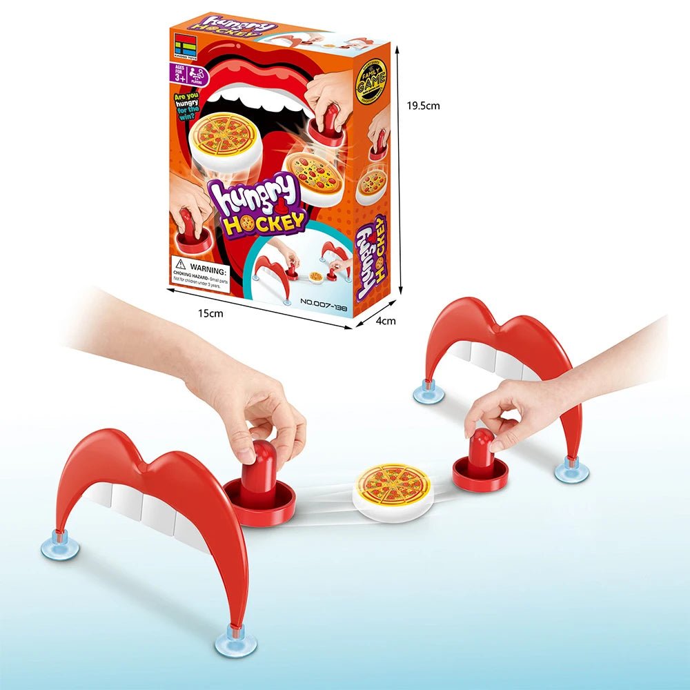 Jogo Hóquei Pizza - Brinquedo Montessori #Product_type# - Desenvolvimento infantil