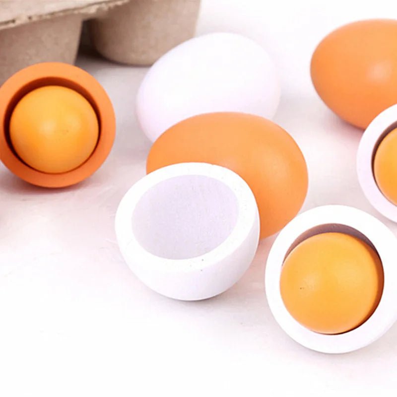 Kit de Ovos de Madeira - Brinquedo Montessori #Product_type# - Desenvolvimento infantil
