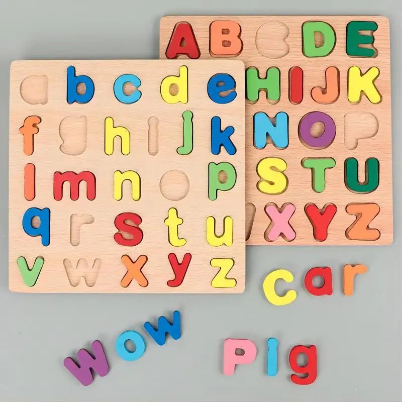 Tabuleiro Alfabetização - Brinquedo Montessori #Product_type# - Desenvolvimento infantil