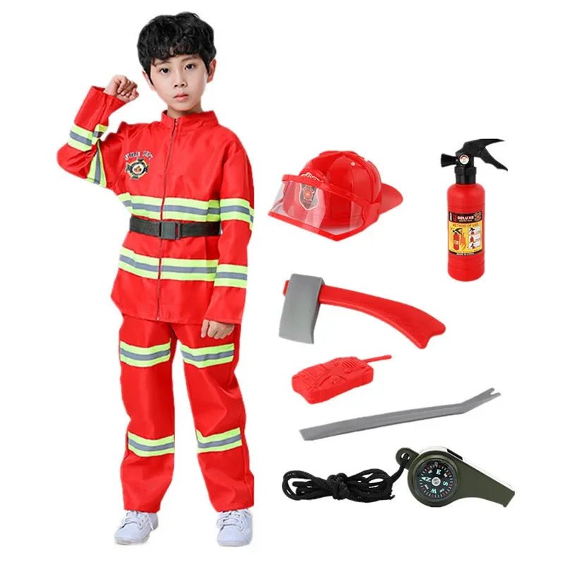 Fantasia de Bombeiro Infantil - Brinquedo Montessori #Product_type# - Desenvolvimento infantil