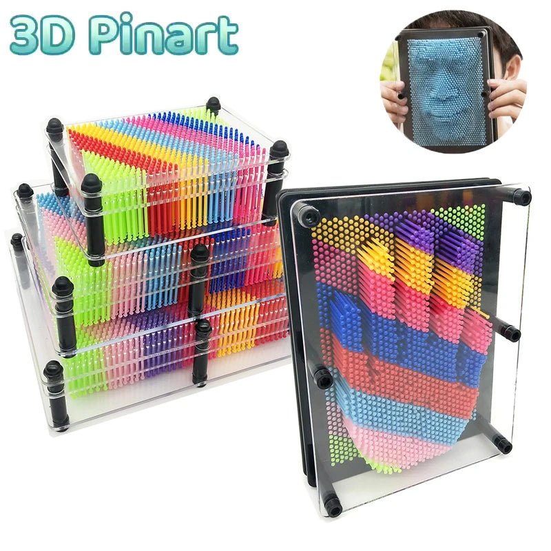 Brinquedo de Arte 3D Pinart - Brinquedo Montessori #Product_type# - Desenvolvimento infantil