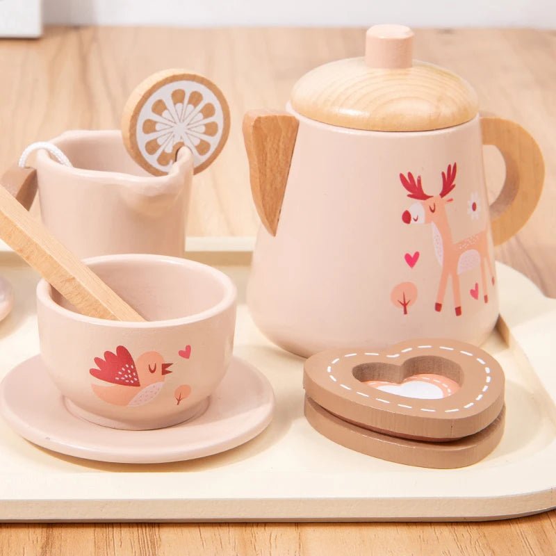 Brinquedo Kit Café da Tarde Madeira - Brinquedo Montessori #Product_type# - Desenvolvimento infantil