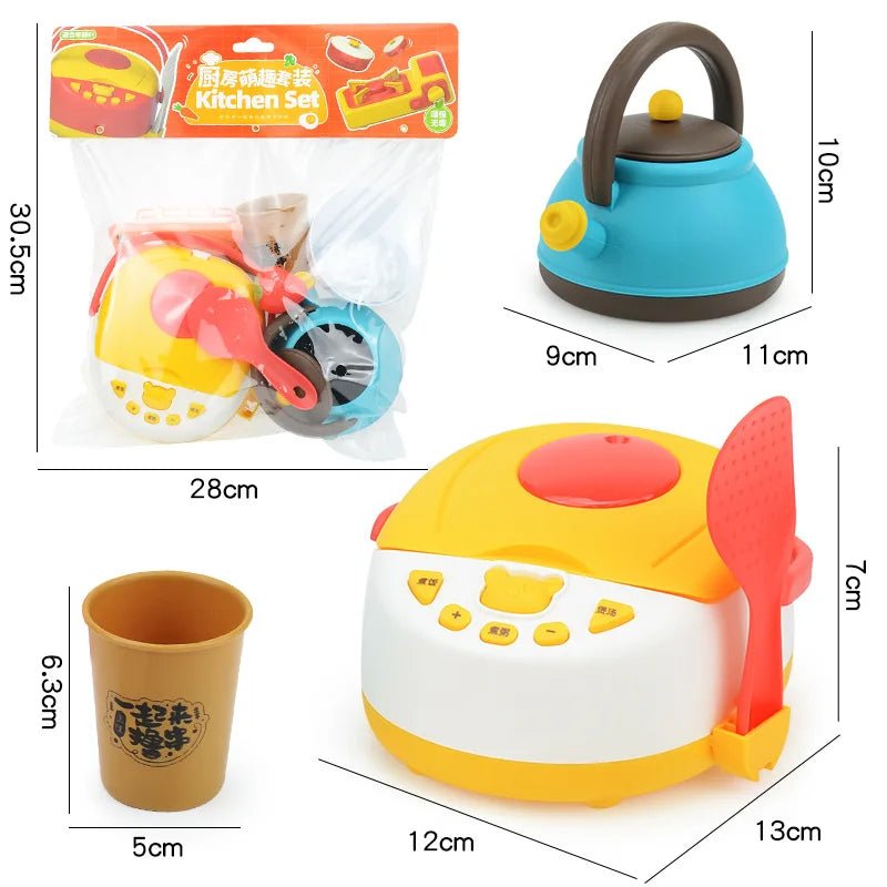 Brinquedo Mini Panela de Arroz - Brinquedo Montessori #Product_type# - Desenvolvimento infantil