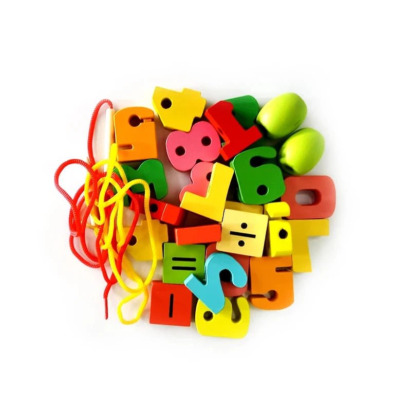 Brinquedo de Alinhavo de Madeira - Brinquedo Montessori #Product_type# - Desenvolvimento infantil