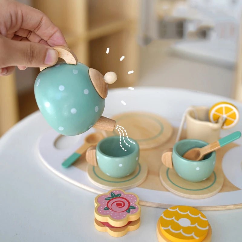 Kit de Chá da Tarde Montessori - Brinquedo Montessori #Product_type# - Desenvolvimento infantil