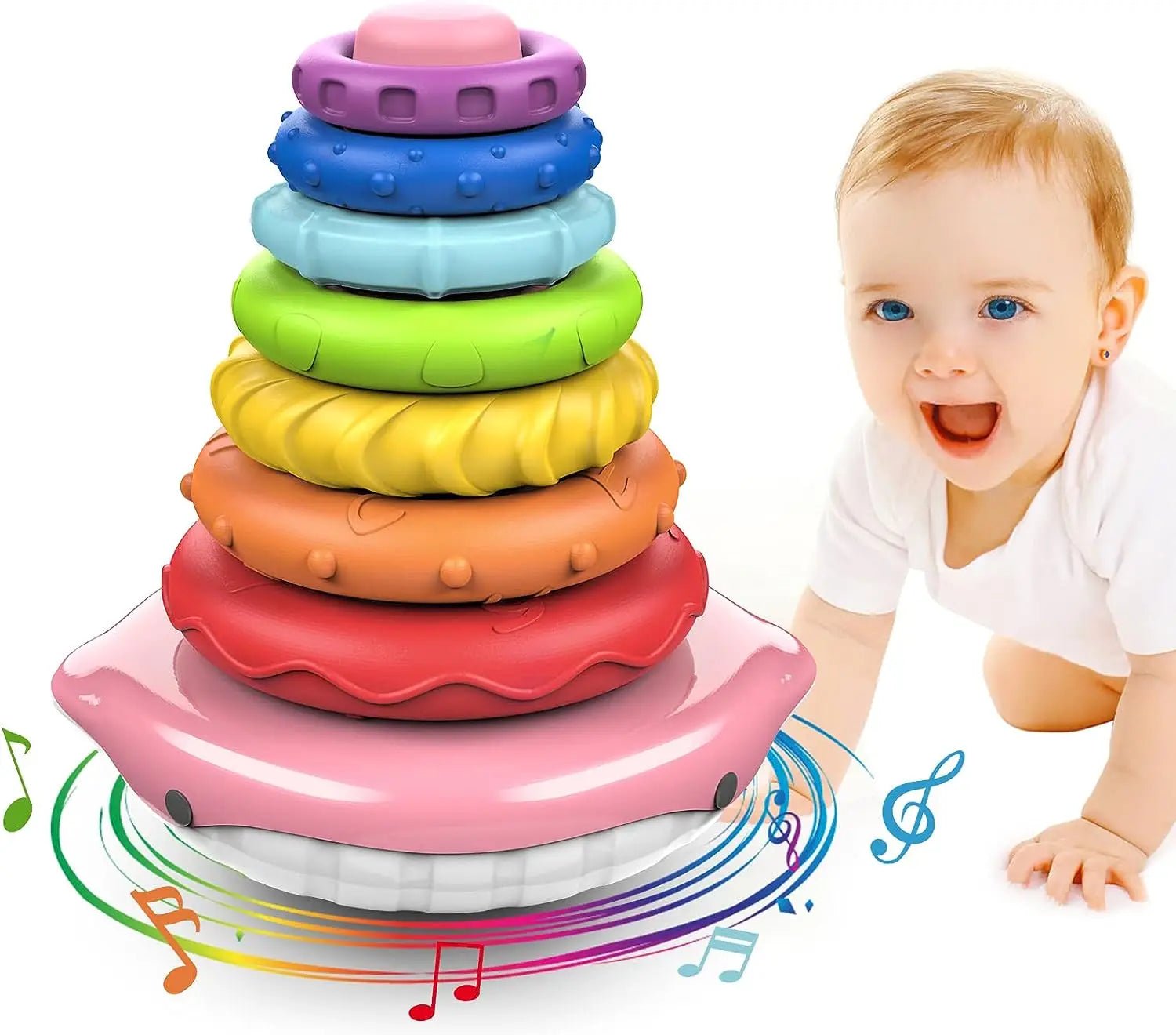 Brinquedos Empilháveis para Bebês - Brinquedo Montessori #Product_type# - Desenvolvimento infantil