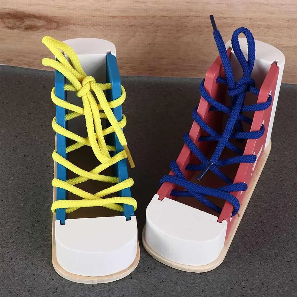 Brinquedo Amarrar Sapatos - Brinquedo Montessori #Product_type# - Desenvolvimento infantil