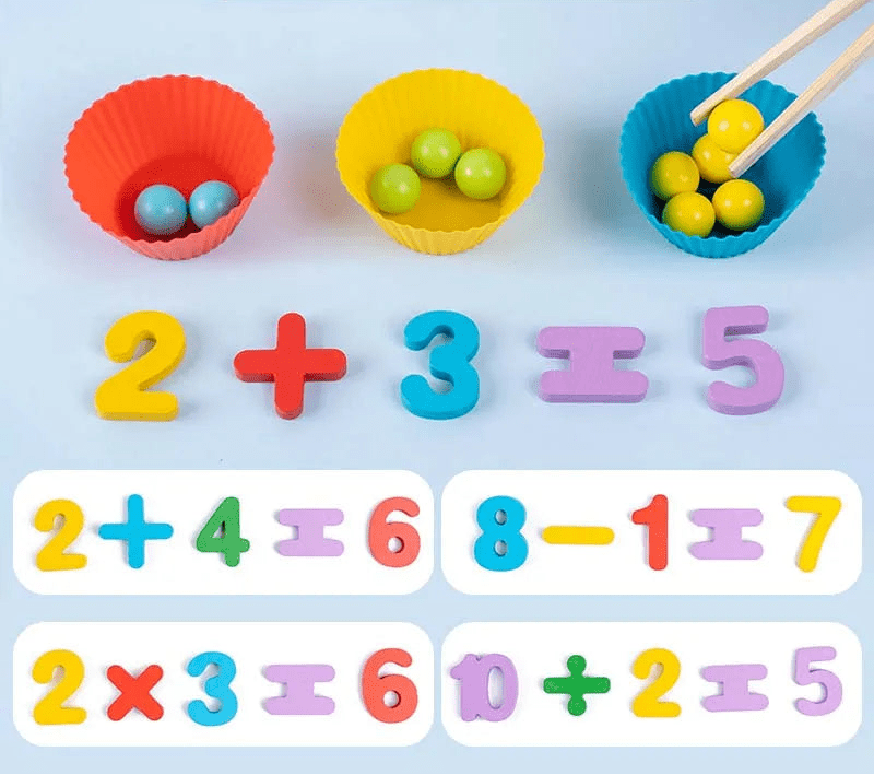 Brinquedo Matemático Montessori - Brinquedo Montessori #Product_type# - Desenvolvimento infantil