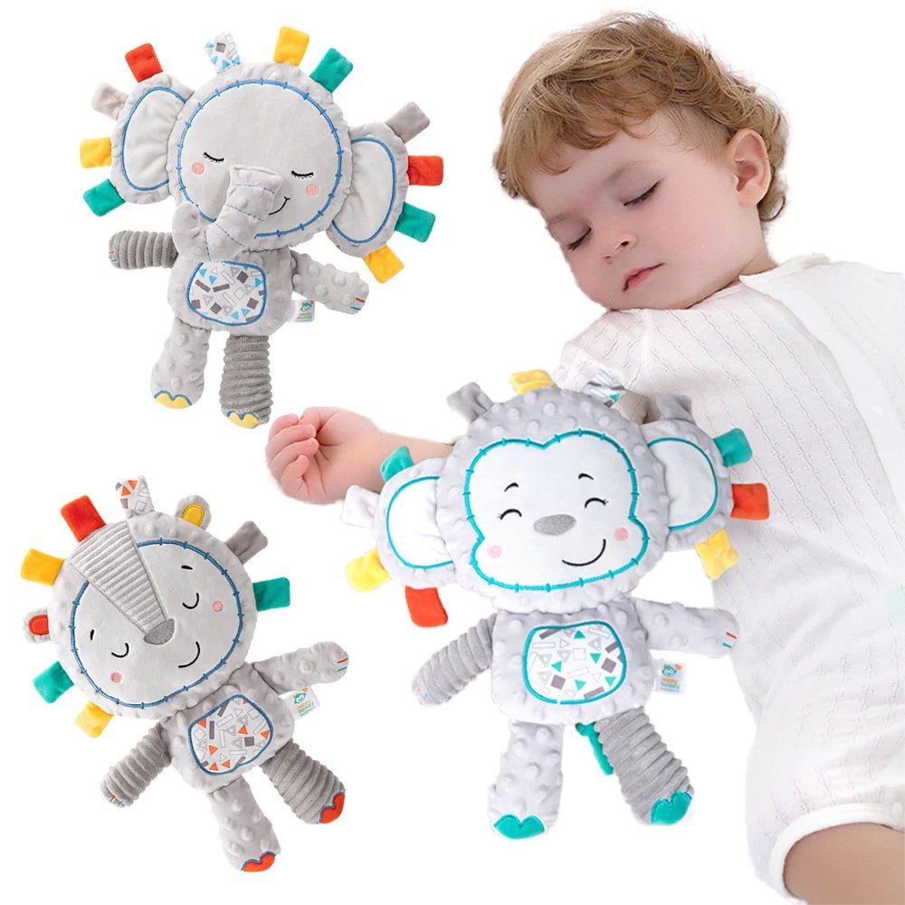 Pelúcia para bebês - Lovey - Brinquedo Montessori #Product_type# - Desenvolvimento infantil