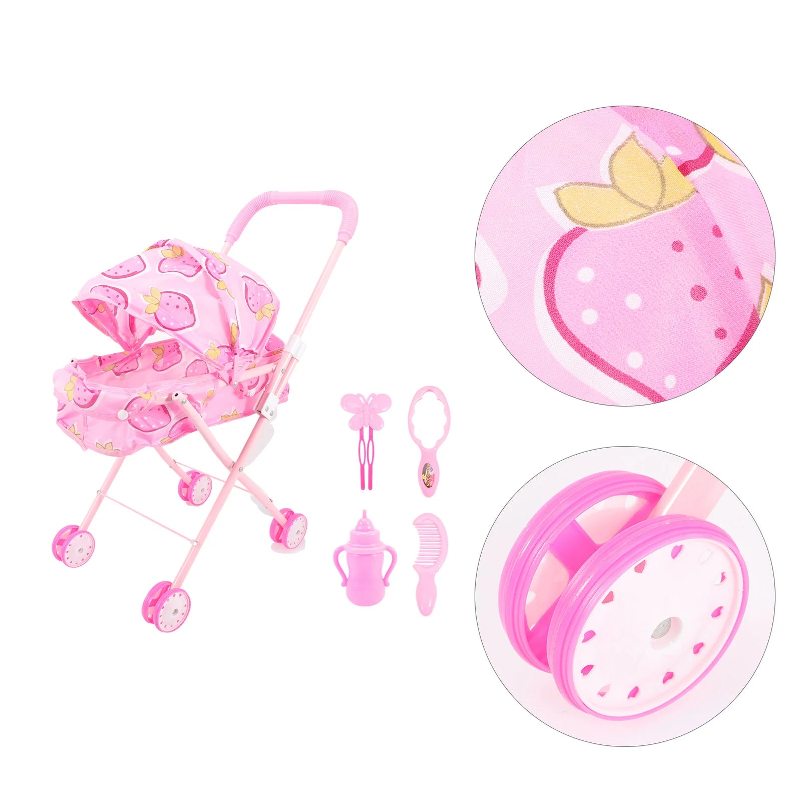 Carrinho Boneca + Brindes - Brinquedo Montessori #Product_type# - Desenvolvimento infantil