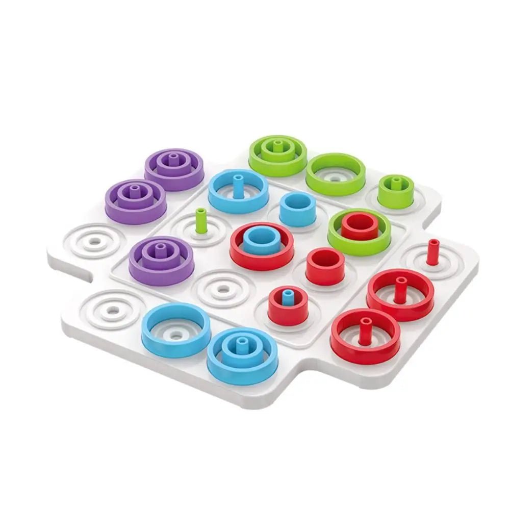 Jogo de Tabuleiro de Anéis - Brinquedo Montessori #Product_type# - Desenvolvimento infantil