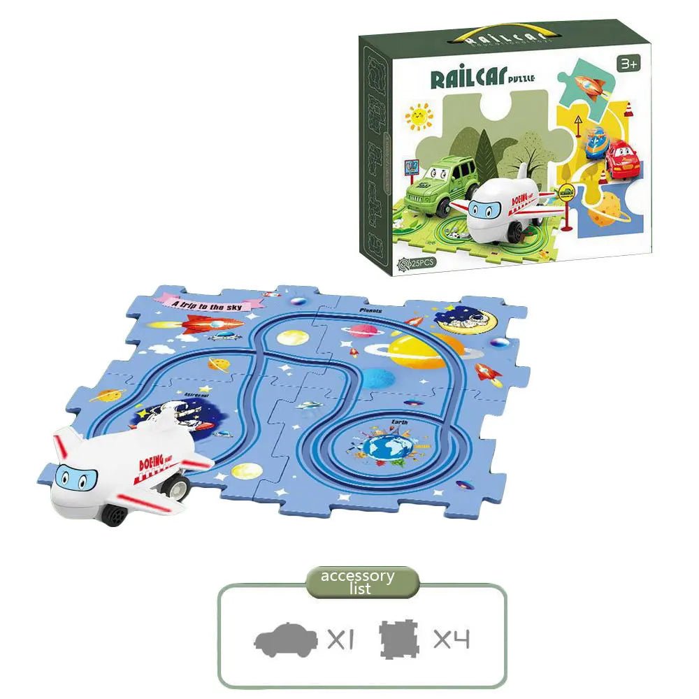 Quebra - Cabeça de Pista - Frete Grátis - Brinquedo Montessori #Product_type# - Desenvolvimento infantil