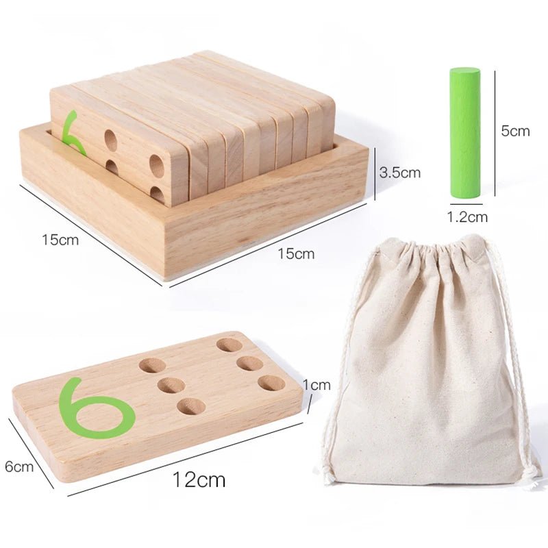 Brinquedo Educativo - Matemática - Brinquedo Montessori #Product_type# - Desenvolvimento infantil