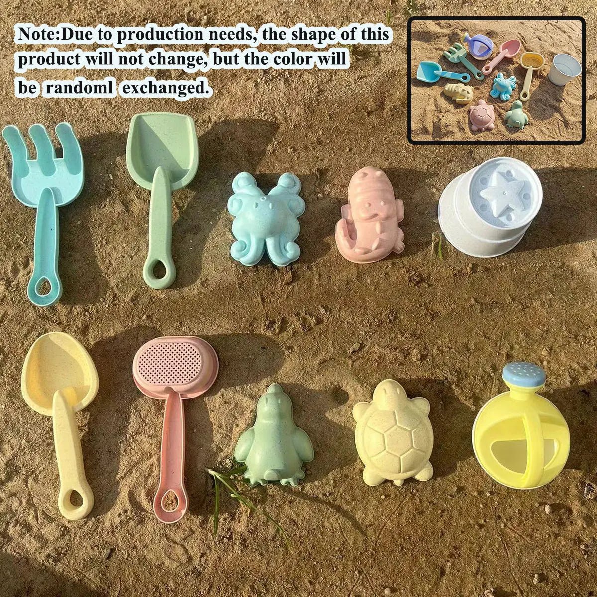 Balde e Acessórios Praia - Brinquedo Montessori #Product_type# - Desenvolvimento infantil