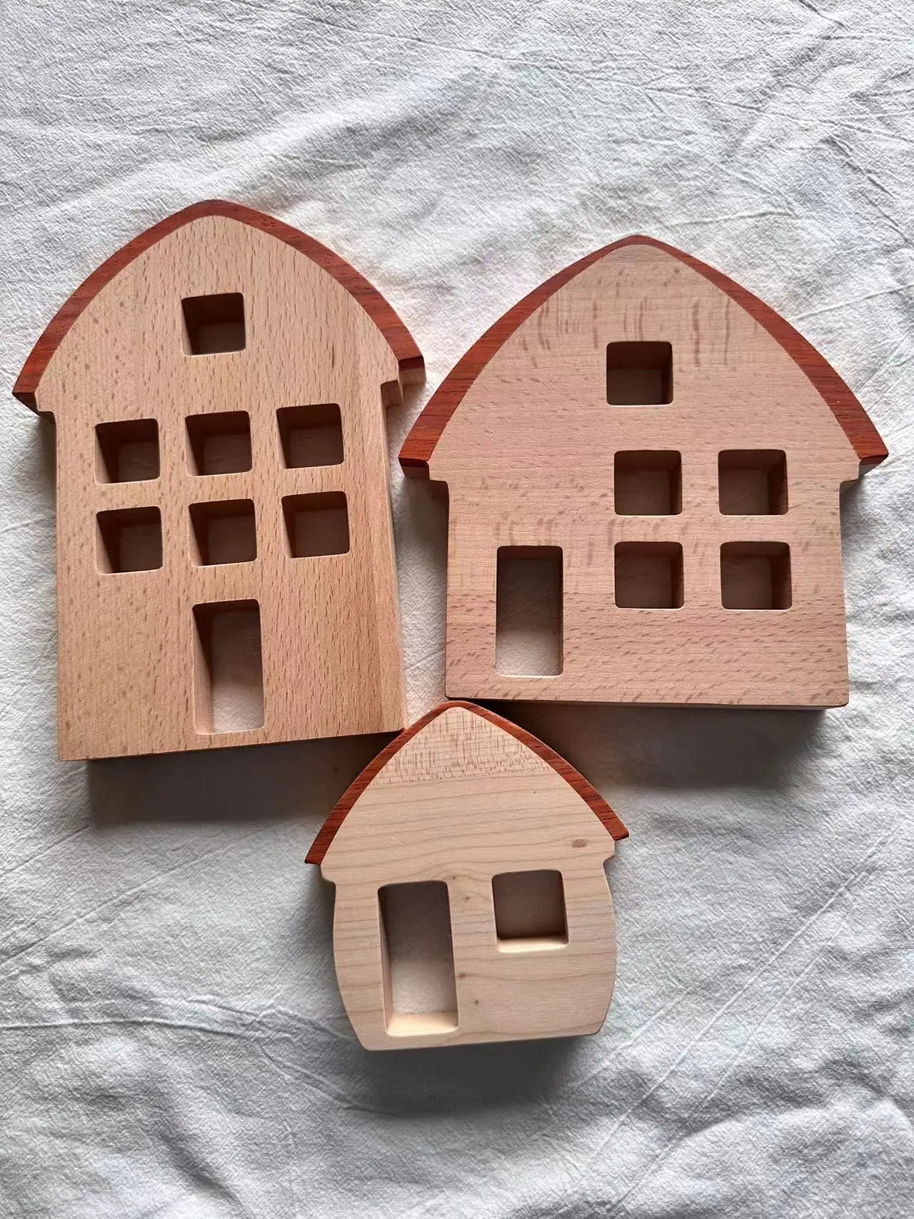 Casa de Madeira Montessori - Brinquedo Montessori #Product_type# - Desenvolvimento infantil