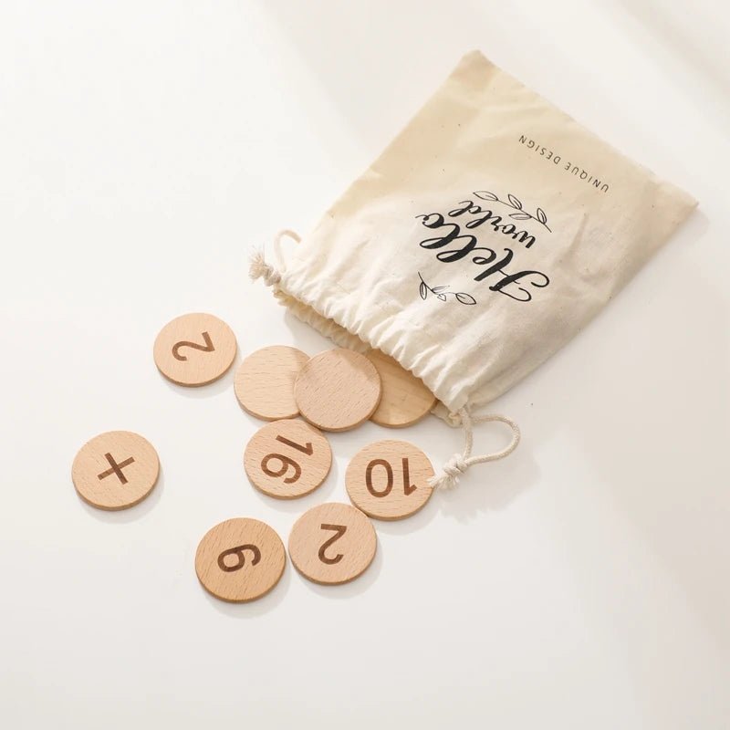 Quadro Montessori de Contagem - Brinquedo Montessori #Product_type# - Desenvolvimento infantil