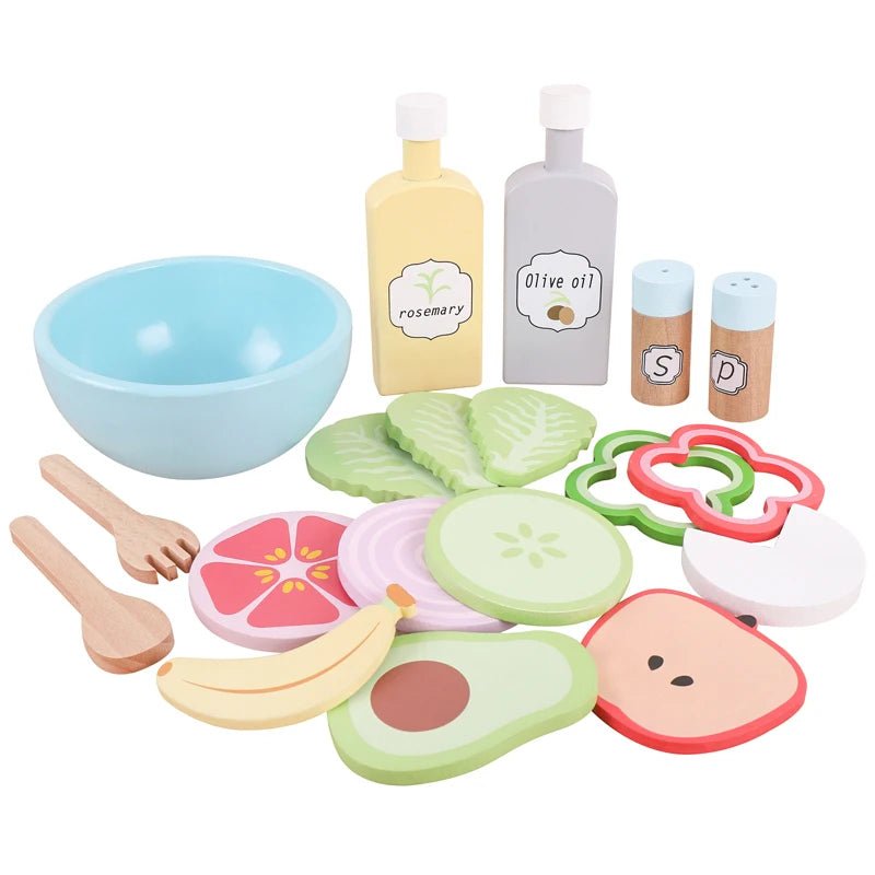 Kit Salada de Brincar - Brinquedo Montessori #Product_type# - Desenvolvimento infantil