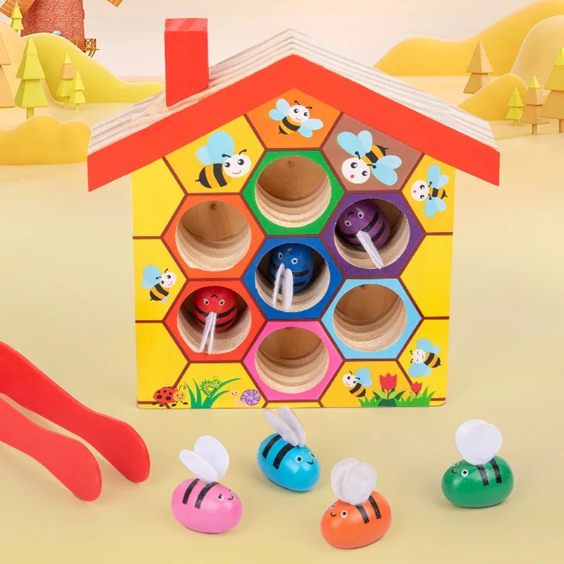 Casinha das Abelhas - Brinquedo Montessori #Product_type# - Desenvolvimento infantil