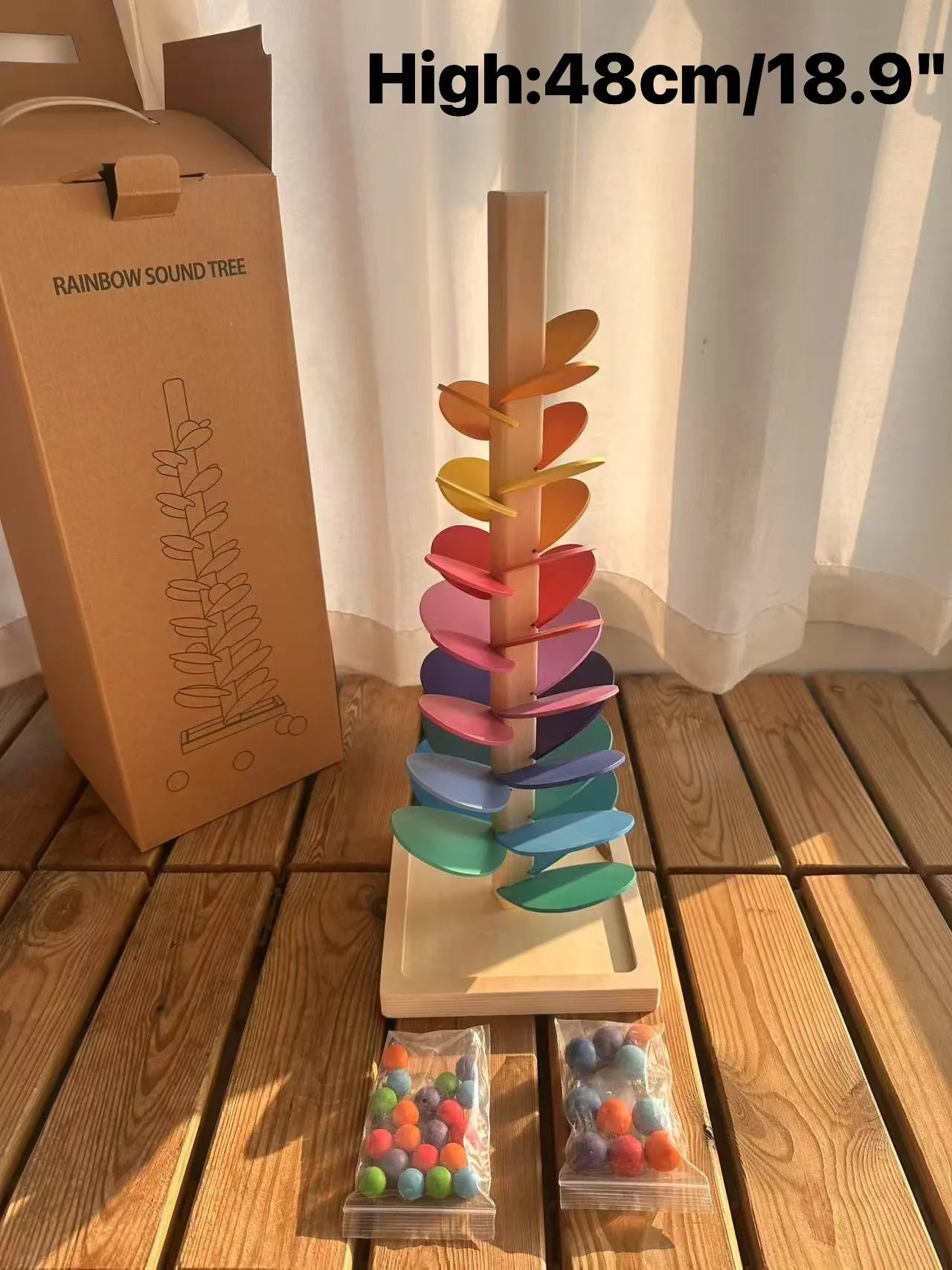 Árvore Musical de Madeira Premium - Brinquedo Montessori #Product_type# - Desenvolvimento infantil