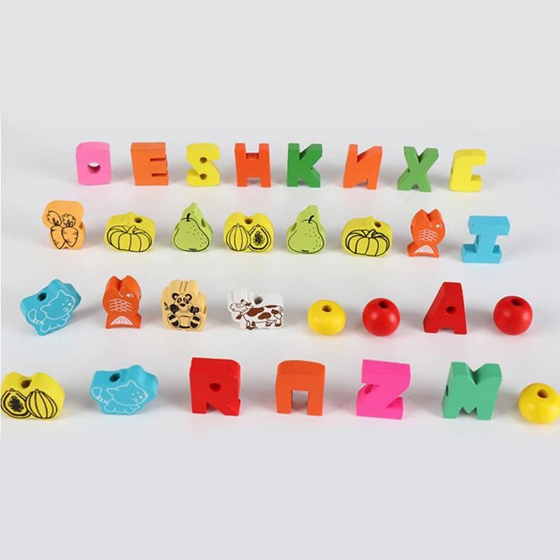 Brinquedo de Alinhavo de Madeira - Brinquedo Montessori #Product_type# - Desenvolvimento infantil