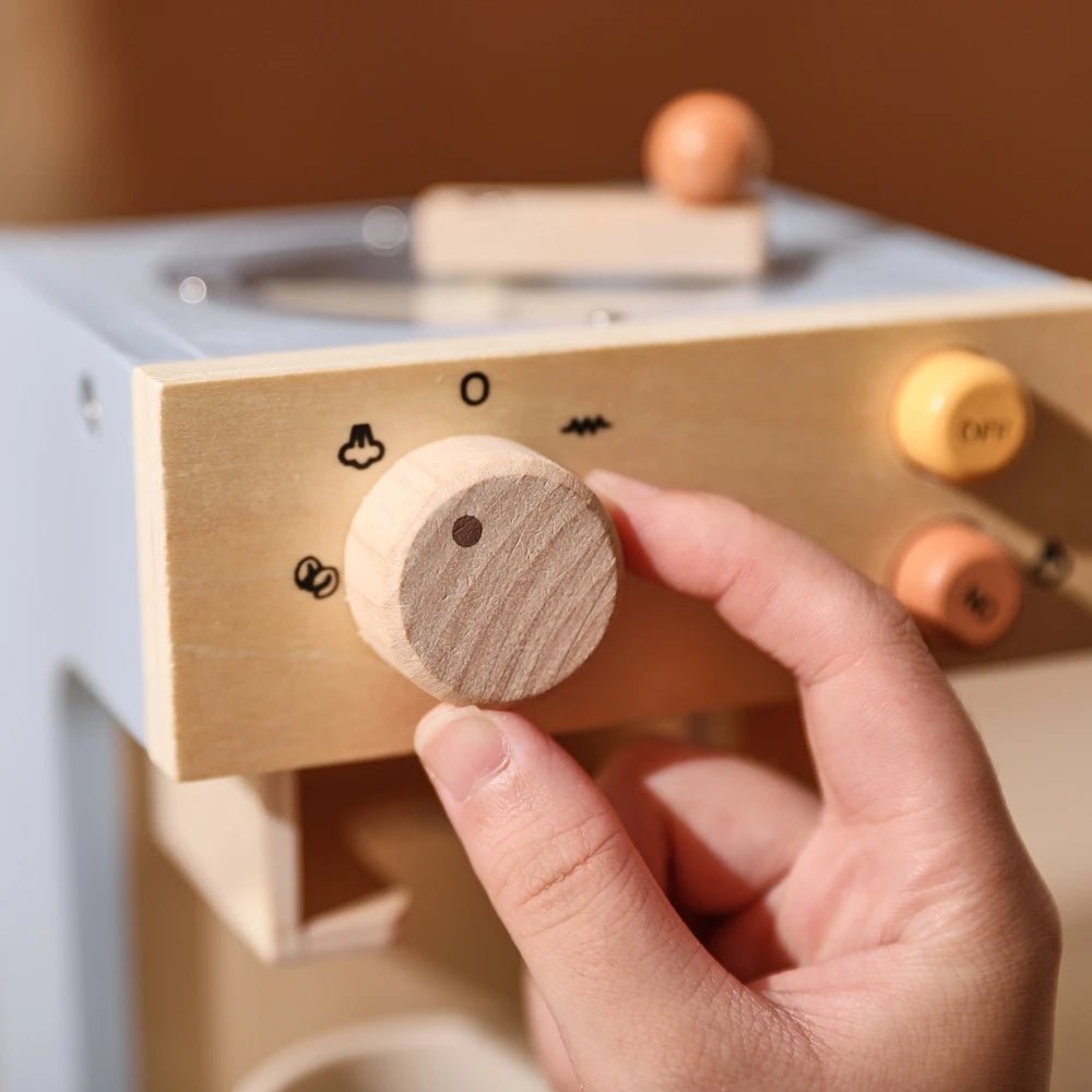 Brinquedo Cafeteira Expresso e Acessórios - Brinquedo Montessori #Product_type# - Desenvolvimento infantil