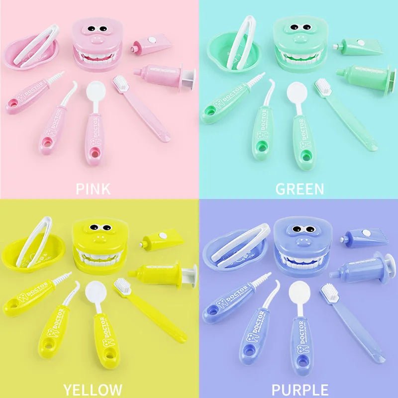 Kit Mini Dentista - Brinquedo Montessori #Product_type# - Desenvolvimento infantil
